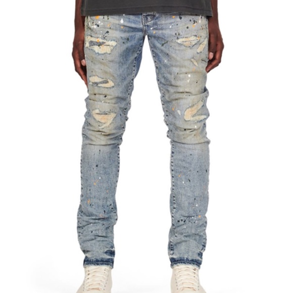 PURPLE BRAND P001 LOW RISE SKINNY JEANS